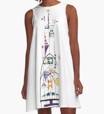 Tower of the Four Winds A-Line Dress