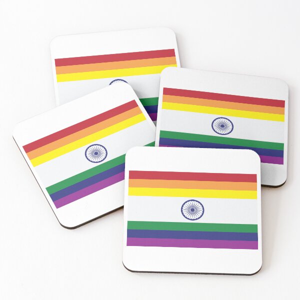 Item preview, India [banderas del arco iris] designed and sold by lazarusheart.