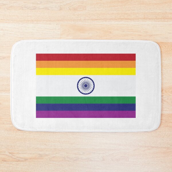 Item preview, India [Rainbow flags] designed and sold by lazarusheart.