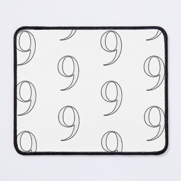 Item preview, Dotart/Dotwork illustration of Number 9 designed and sold by MagnetitaBySil.