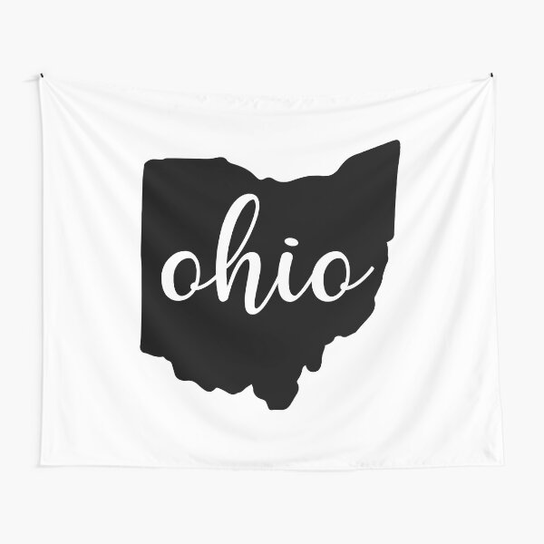 3dRose Ohio State Flag Sports Water Bottle, 21 oz, White
