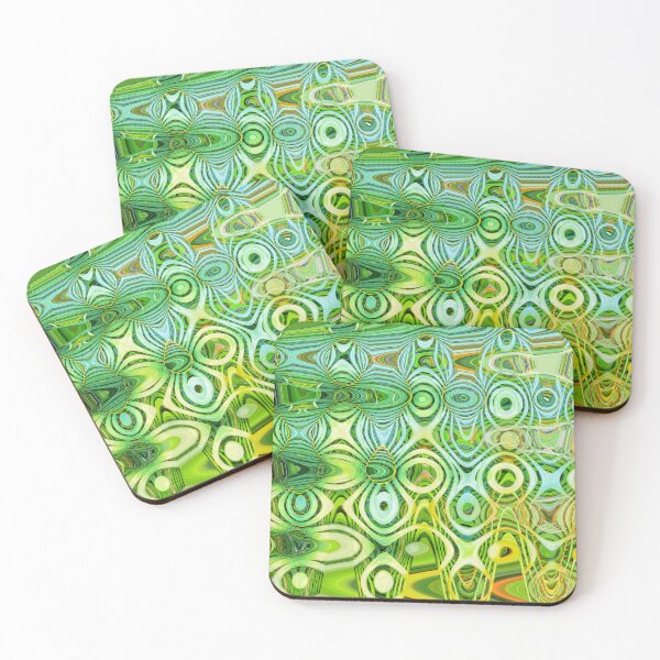 Item preview, Abstract Tropical Vibes Tropicalcore Aesthetic in Green and Yellow Shades 1 of 4 designed and sold by Beachy.