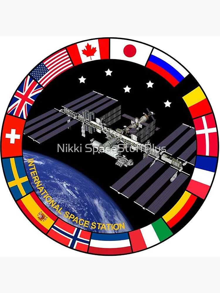 “ISS Composite Logo” Poster by Spacestuffplus | Redbubble