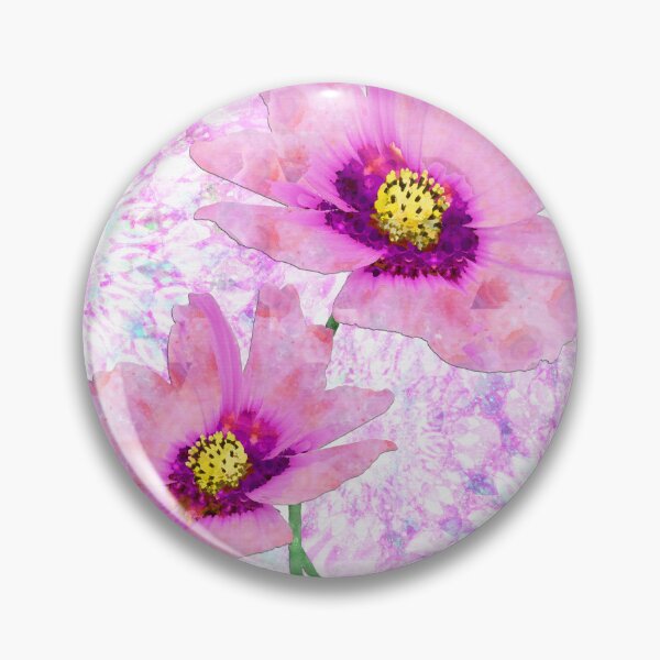 Item preview, Pretty Pink Cosmos Flower Floral Art designed and sold by Sharon Cummings Art.