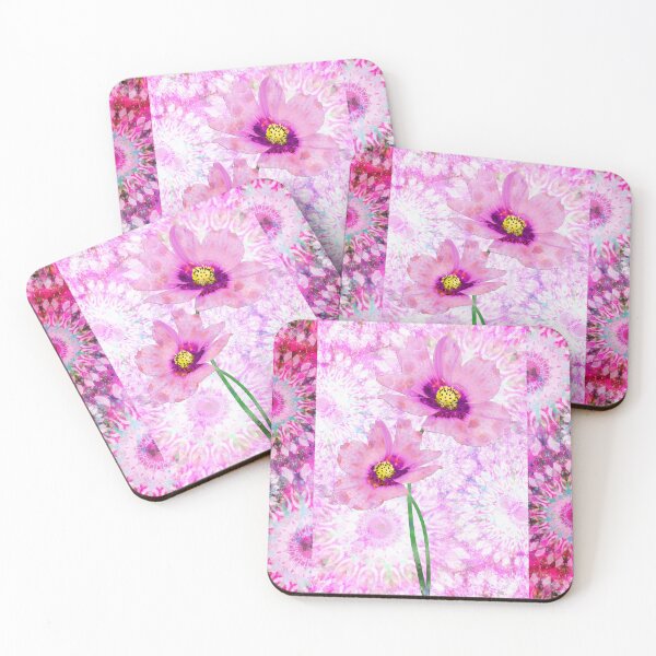 Item preview, Pretty Pink Cosmos Flower Floral Art designed and sold by Sharon Cummings Art.
