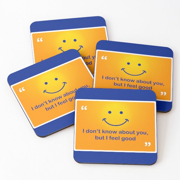 Item preview, I FEEL GOOD – inspirational – HAPPY song lyrics – healthy mindset & positive vibes - Confident designed and sold by originalsusie.