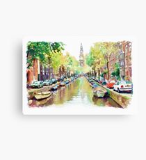Amsterdam Canal 2 Canvas Print