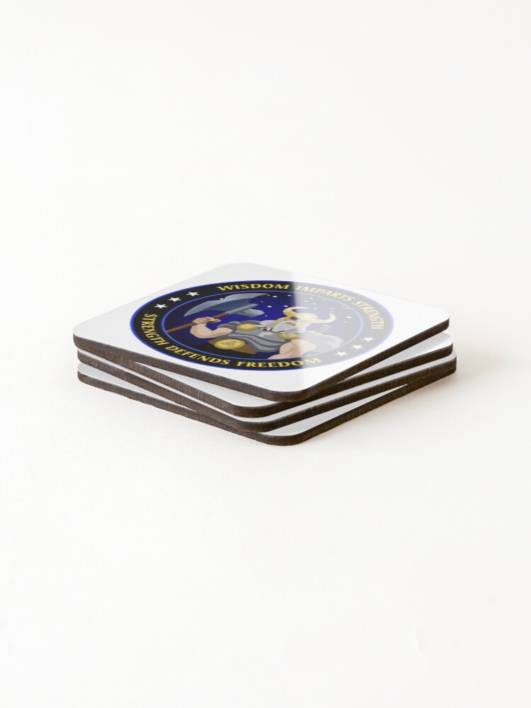 Thumbnail 4 of 5, Coasters (Set of 4), NROL-34  Program Logo designed and sold by Spacestuffplus.
