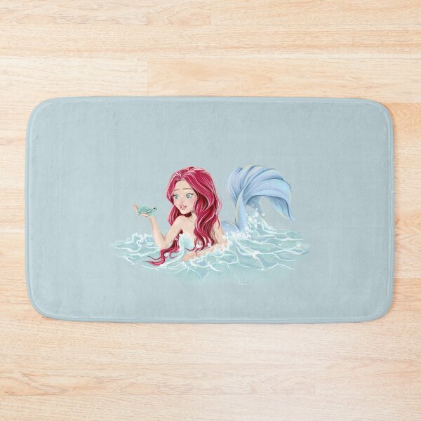 Item preview, Animal Rescue Sea Turtle Save Oceans Girl Mermaid  Illustration designed and sold by CreativeBu.