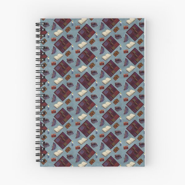 Item preview, Library Classics Blue Seamless Pattern designed and sold by Cedarrue.