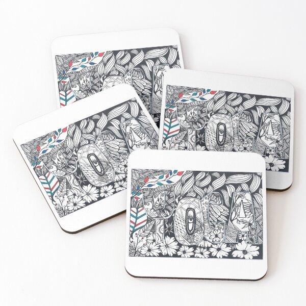 Item preview, Yoga Zentangle designed and sold by SassyDog11.