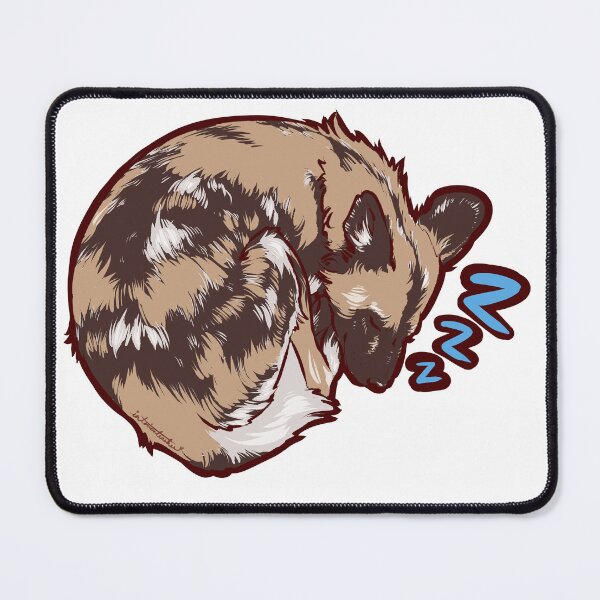 Item preview, sleeping painted dog designed and sold by cakesbakery.