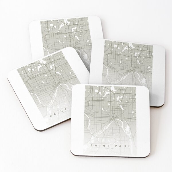 Item preview, Saint Paul Map Art designed and sold by artymaps.