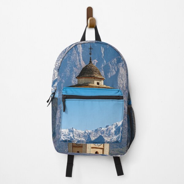 Item preview, Mountains and Belltower Villatico Italy designed and sold by PhotoArt by Joan Carroll.