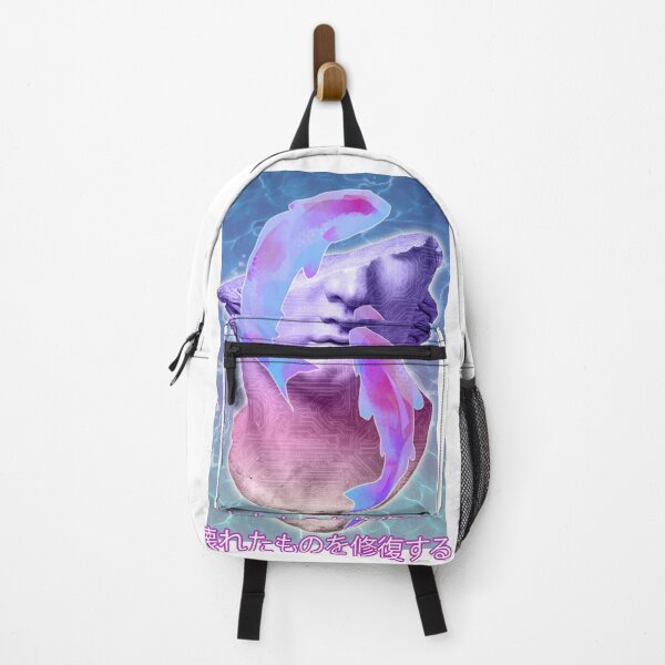 Item preview, Vaporwave Statue Fish designed and sold by bunsbodega.