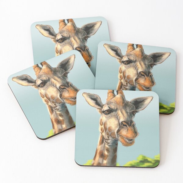 Item preview, Giraffe Portrait designed and sold by alandodrawing.