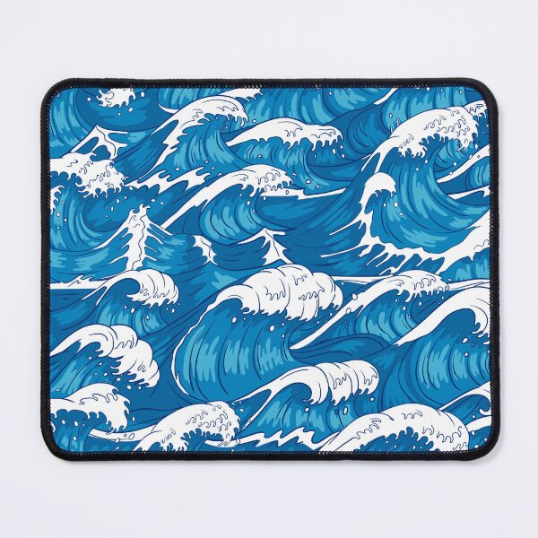 Item preview, Storm waves raging ocean water sea wave and vintage japanese storms designed and sold by klimov0101.
