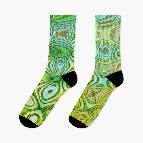 Item preview, Abstract Tropical Vibes Tropicalcore Aesthetic in Green and Yellow Shades 1 of 4 designed and sold by Beachy.