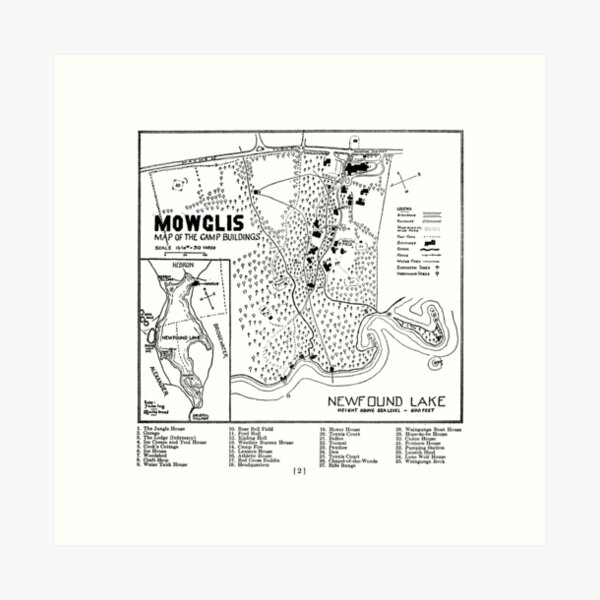 Col. Elwell Map Art Print