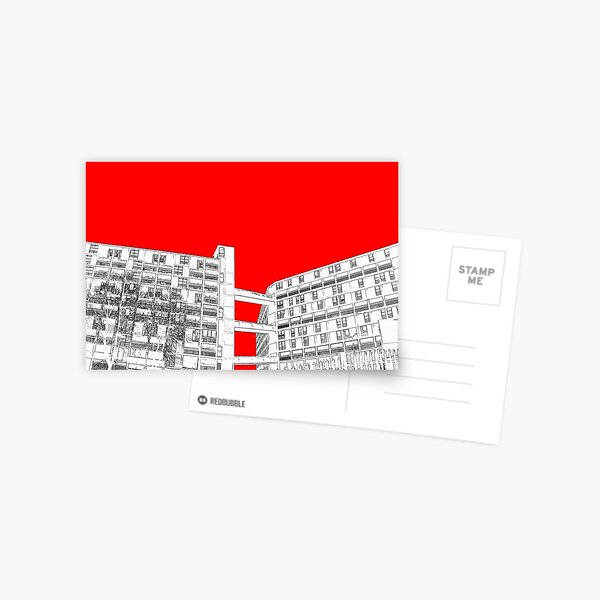 Park Hill Red Postcard