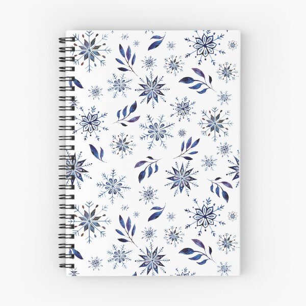 Item preview, Winter snowflake pattern, watercolor blue seasonal  designed and sold by portrait4you.