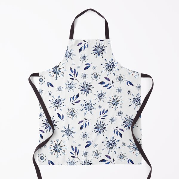 Item preview, Winter snowflake pattern, watercolor blue seasonal  designed and sold by portrait4you.