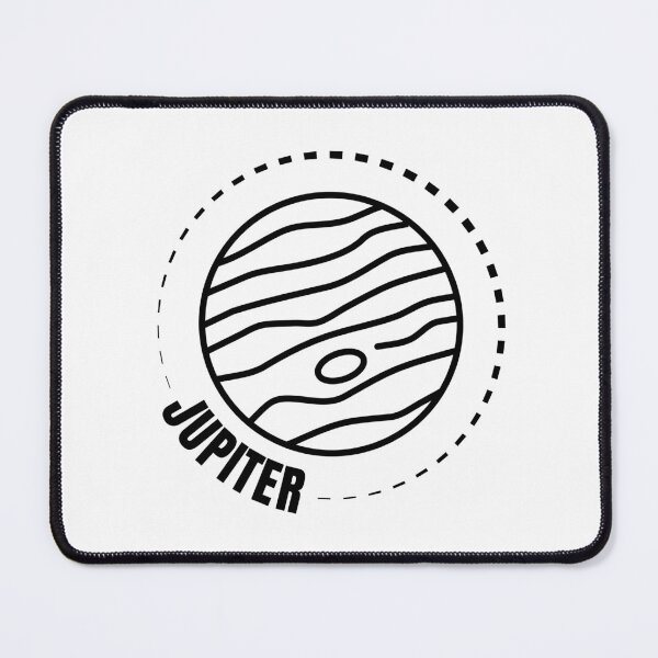 Item preview, Planet Jupiter (BLACK DESIGN) designed and sold by EleannaInSpace.