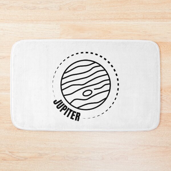 Item preview, Planet Jupiter (BLACK DESIGN) designed and sold by EleannaInSpace.