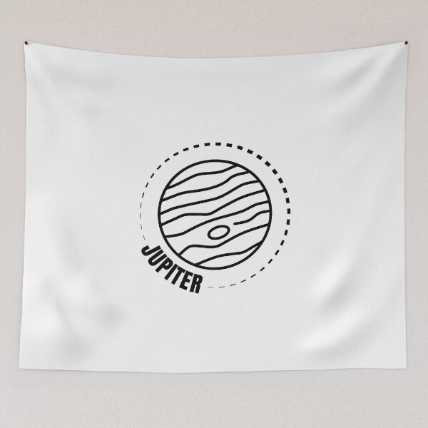 Item preview, Planet Jupiter (BLACK DESIGN) designed and sold by EleannaInSpace.