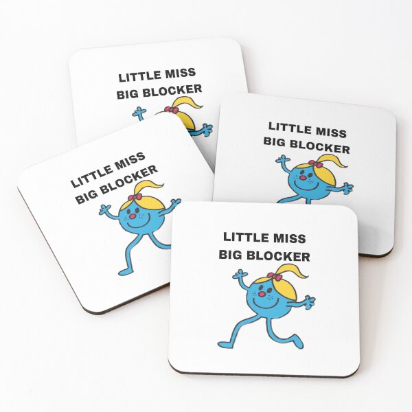 Item preview, LITTLE MISS BIG BLOCKER designed and sold by krispull.