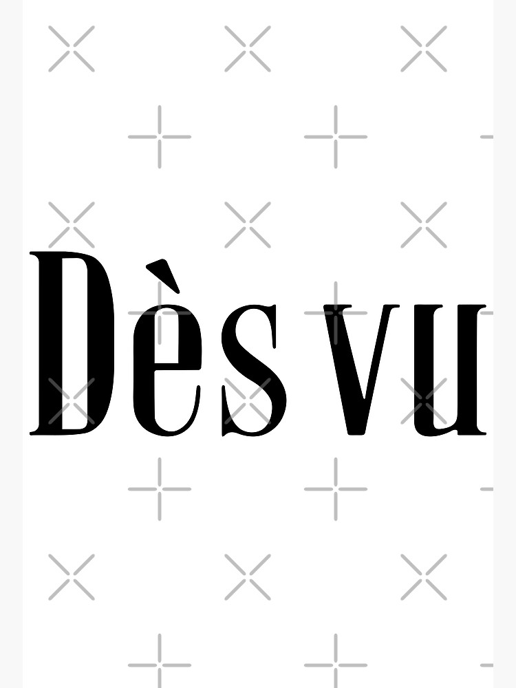 "Des Vu Merch Des Vu Logo" Poster for Sale by BenizMass Redbubble