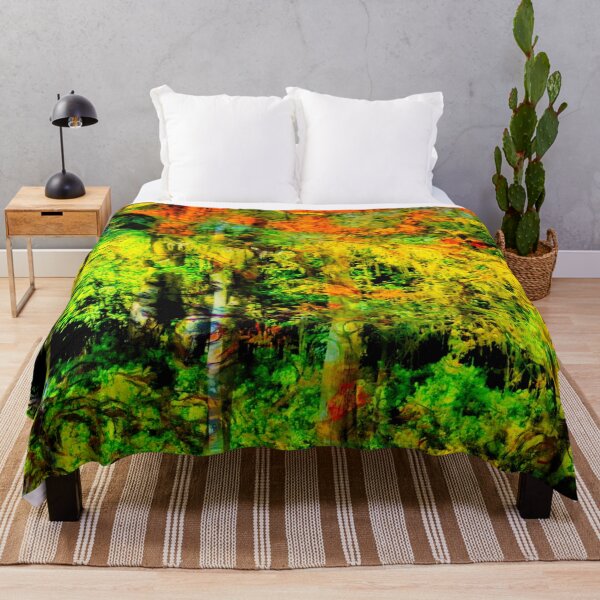 Item preview, Lost Landscape Abstract in Green and Orange designed and sold by EdwardMonet.