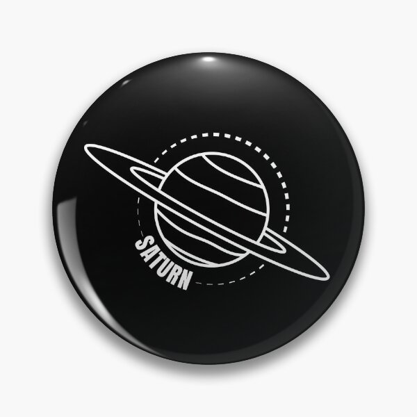 Item preview, Planet Saturn (WHITE DESIGN) designed and sold by EleannaInSpace.