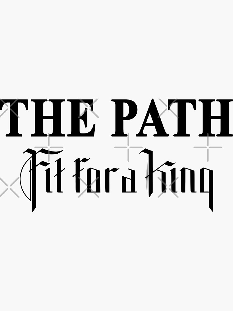 "Fit For A King Merch The Path" Sticker for Sale by BenizMass Redbubble