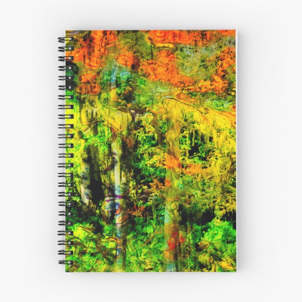Item preview, Lost Landscape Abstract in Green and Orange designed and sold by EdwardMonet.