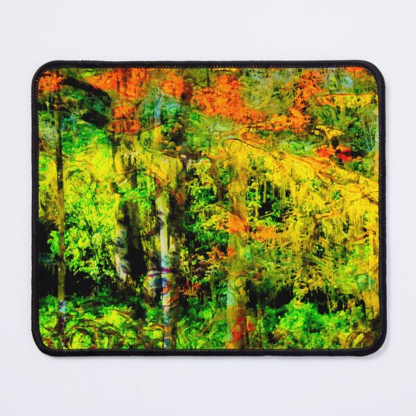 Item preview, Lost Landscape Abstract in Green and Orange designed and sold by EdwardMonet.