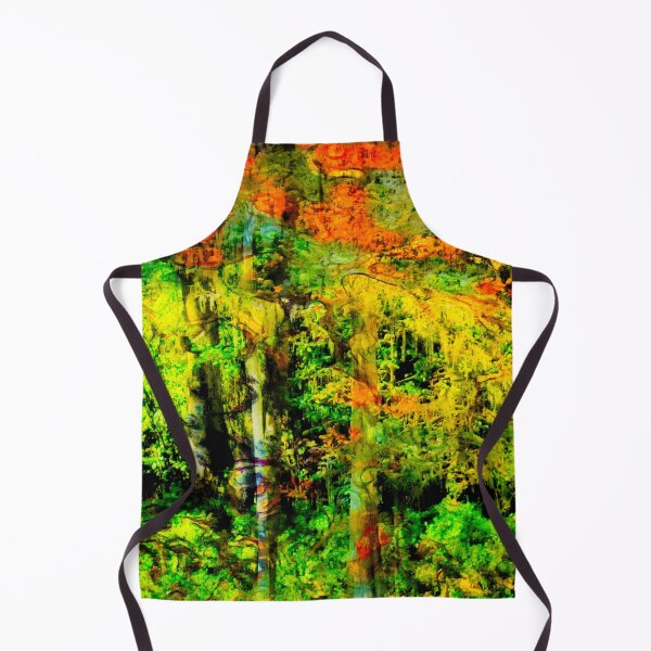 Item preview, Lost Landscape Abstract in Green and Orange designed and sold by EdwardMonet.