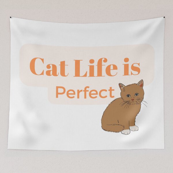 Item preview, Cat Life is Perfect designed and sold by Lindsay Marie Patterns.