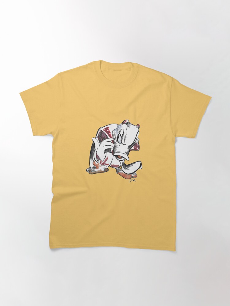 Discover Charcoal and Oil - Devil Donald Duck Classic T-Shirt