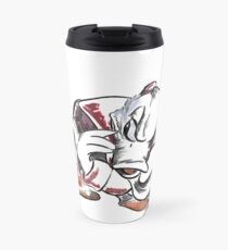Charcoal and Oil - Devil Donald Duck Travel Mug