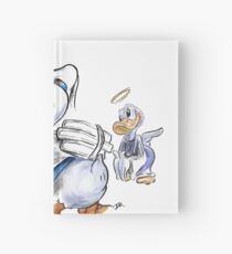 Charcoal and Oil - Devil Donald Duck Hardcover Journal