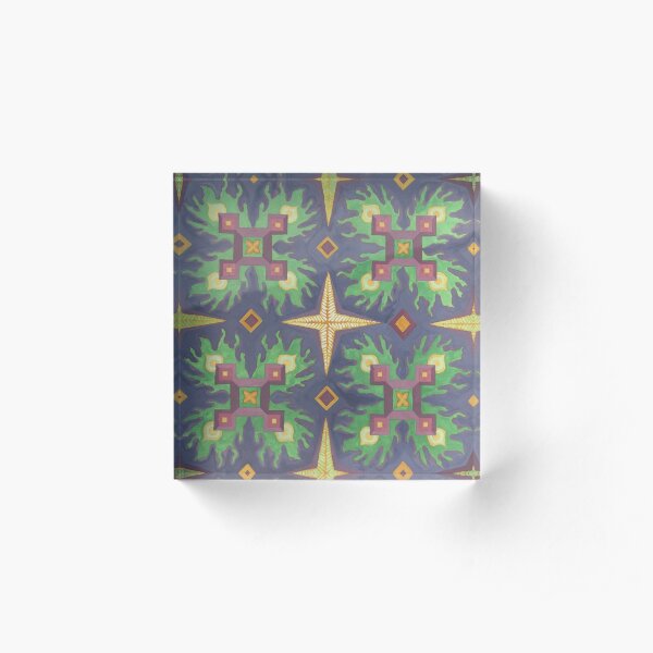 kaleidoscope Acrylic Block