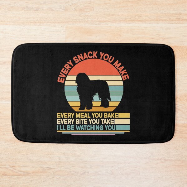 Item preview, Bergamasco sheepdog Every Snack You Make Every Meal You Bake, Bergamasco sheepdog Vintage Dog Owner Mom Dad Birthday Christmas Gift designed and sold by xlnv.