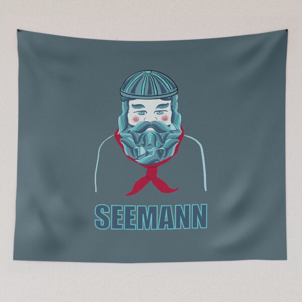 Item preview, Sailor blue with red bandana designed and sold by Muensterman.