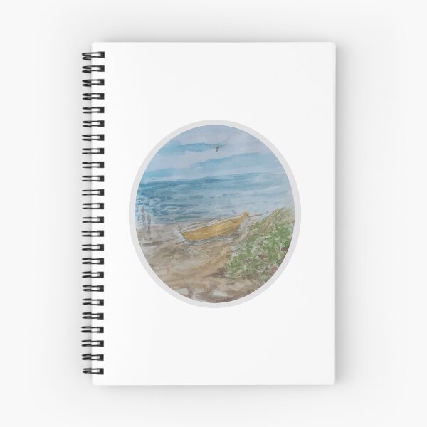 Item preview, Costa de verano acuarela - redonda designed and sold by Mideyes.