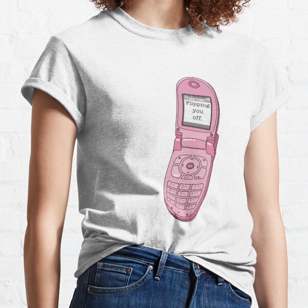 Pink Flip Phone T-Shirts for Sale