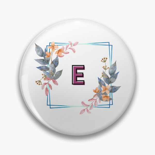 Item preview, Initial E Flowers Design, Monogram with Flowers, Initial Gifts for Her- designed and sold by bartdesigner.