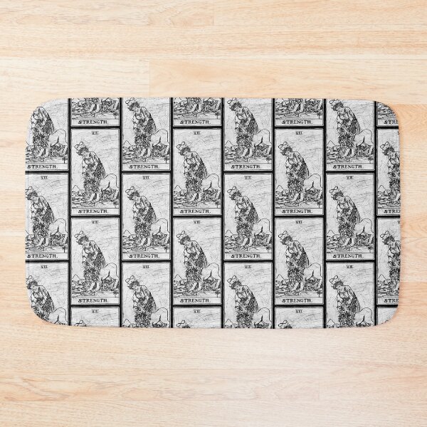 Item preview, Strength Tarot Card - Major Arcana - fortune telling - occult designed and sold by createdezign.