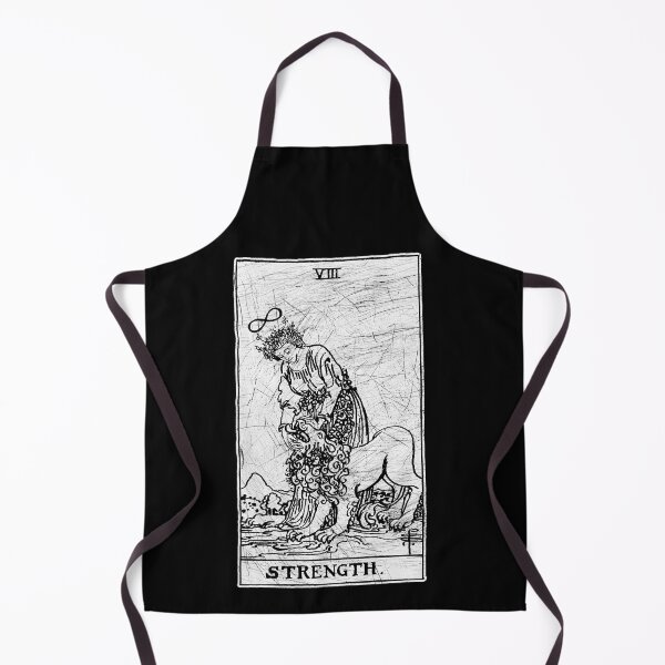 Item preview, Strength Tarot Card - Major Arcana - fortune telling - occult designed and sold by createdezign.