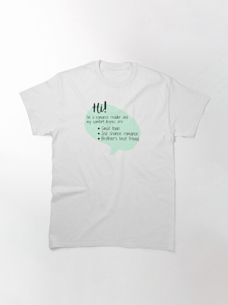 Alternate view of Romance Reader Tropes 6 Classic T-Shirt